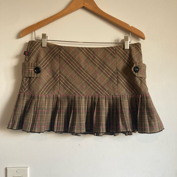 Y2k plaid mini skirt - Picture 4 of 6